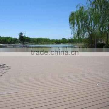 High Quality Hollow WPC Outdoor Flooring Wood Plastic Composite Decking for Garden Public Place Landscape