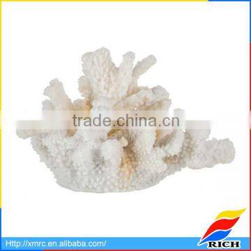 2017 New Design White Resin Coral Figurine Home Decor