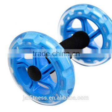 Double Wheels Ab Roller No Noise AB Wheel Rollers Abdominal Waist Machine GYM workout Body Exerciser Rollers with Double Wheels