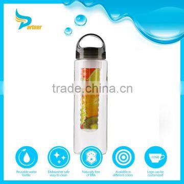 700ML-800ML Flesh Fruit infuser infusing My Better Plastic Lemon Water Bottle Sports Health Lemon Juice Make Bottle