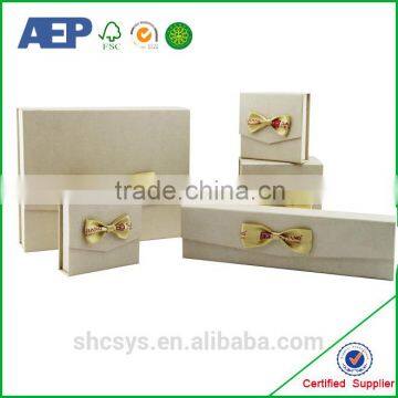 Hot sale elegant Costom logo Jewelry gift paper packaging box