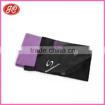 Wholesale black microfiber sports towel