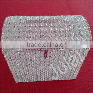 MB 801 Wholesale crystal money box holder for wedding