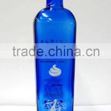 High end srew cap burgundy glass bottle for sale