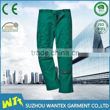 hot mens zip off cargo workwear trousers work pants with knee patch