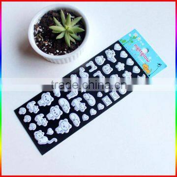 Night Glow in the Dark Animal Puffy Stickers photo-2