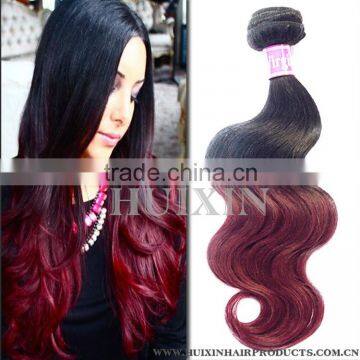 Burgundy Malaysian human hair extension