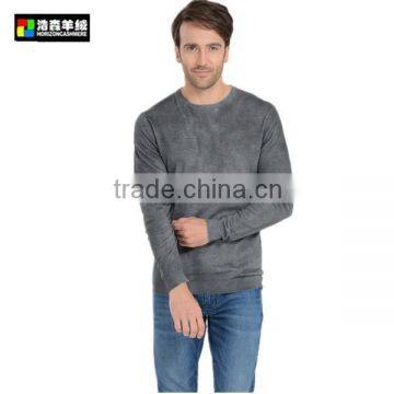 Men Grey Plain Cashmere Sweater, Men Roll Neck Cashmere Sweater photo-3
