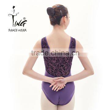 2016 Latest Tank Lace Inserted Women Leotard photo-6