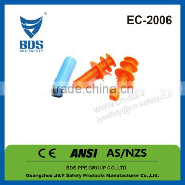 2015 Hot sale three-layer industrial safety ANSI AS/NZS CE certificates silicone earplugs