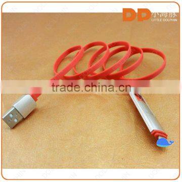 wholesale alibaba retractable 2 in 1 USB cable universal charging cable for smartphone