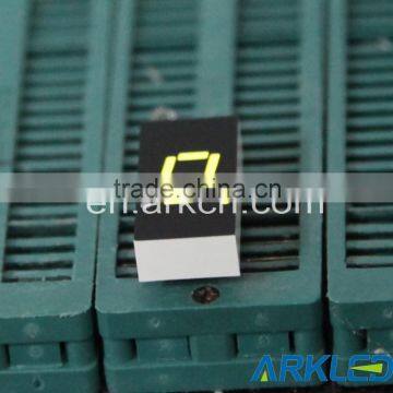 ARK single 0.3" yellow color highe quality 7 segment digital LED display