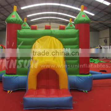 with one year guaranteed castle inflatable with CE approved for outdoor use