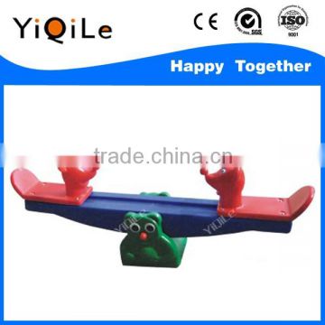 Crazy selling happy kids rocking seesaw