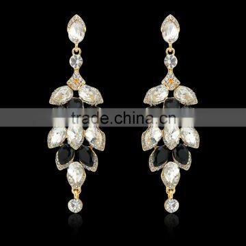 Elegant Multicolor Cubic Zircon Charm Earring Stud W/18k Yellow Gold Plated Jewelry Women's Earring photo-5