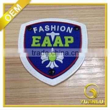 3d pvc patch clothing jeans jacket patches