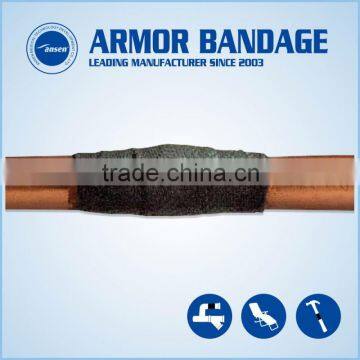 Fast Bonding High Strength Industrial Pipe Repair Bandage/Waterproof Polyurethane Coated Armored Cast Wrap photo-3