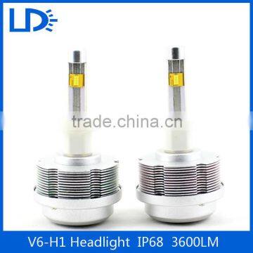 Waterproof IP68 6500k 30w 12v 24v H1 H3 H7 9006 Led Light Bulb Led Headlamp Car H1