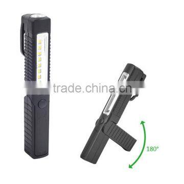 8 SMD LED+1W LED 3AAA Battery Work Light