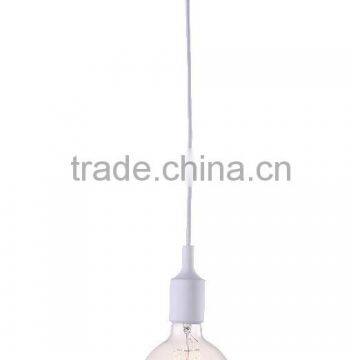 Manufacturer's Premium Plastic Lampholder Pendant Light Colorful Hanging Pendant Bare Bule Style Ceiling Light