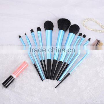 Professional 11 Pieces Metal Handle Makeup Brush Set,Tapered Handle Makeup Brush Set photo-6