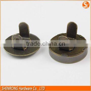 Wholesale Luggage Parts Antique Brass Brushed Magnetic Snap for Clothing photo-5