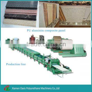 PU aluminum foil insulation panel/polyurethane aluminum composite panel manufacturing machines