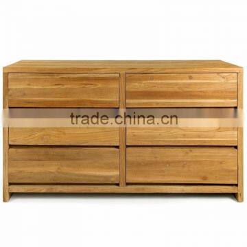 Teak Chest Six Drawers - Indonesia Wood Furniture Manufacturer