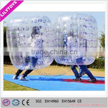 Lily Toys human inflatable bumper bubble ball, tpu bubble ball prices, inflatable knock ball