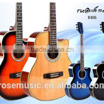 hot sale 40 inch spruce acoustic guitar--R406