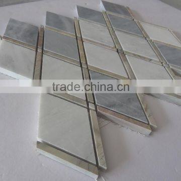 Home tile natural marble rhombus marble supplier