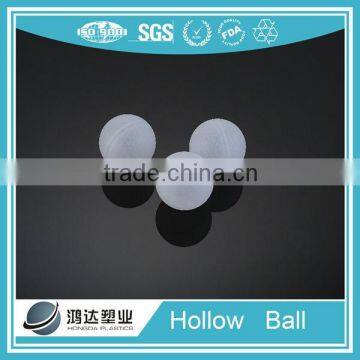 Newest promotional white plastic hollow balls