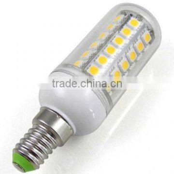 cheap 7w E14 LED corn Light clear cover