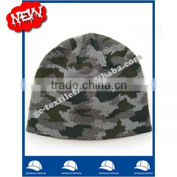 hot sale new product for 2014 Wholesale china manufacture OEM CUSTOM LOGO Camouflage winter men beanie hat and cap