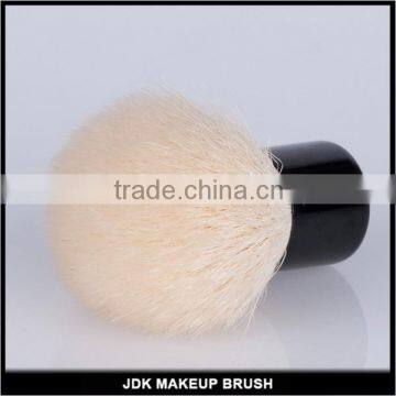 JDK New Arrival Cosmetic Tool Private Label White BJF Goat Hair Kabuki Brush for Mineral Powder Kabuki Brush photo-2