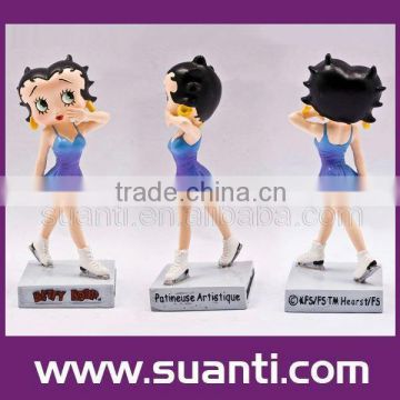 Polyresin betty boop theme models gifts for children