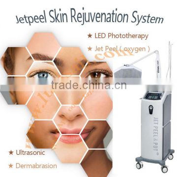 Facial Oxygen Jet Peel PDT Beauty Equipment for Deep Skin Cleaning CE