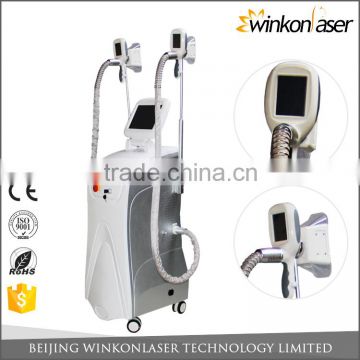 Body Slimming CE FDA Approval New Design Water Cooling Heatsink Slimming Machine With Cryolipolysis Handle Improve Blood Circulation