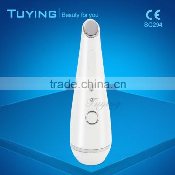 Portable warm and cold LED vibration facial massage machine