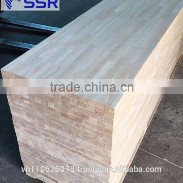 Rubber wood finger joint board made in Vietnam