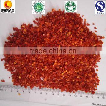 China Factory Supplier hotness 50,000shu without seed Chilli Flakes 2-3mm Grade A Quality hot selling in European Country