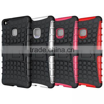 For HUAWEI P9 Lite Armor CASE Heavy Duty Hybrid Rugged TPU Impact Kickstand Hard Cover ShockProof Case photo-3