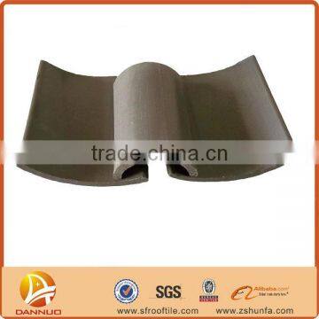 Decorative unglazed Chinese roof tiles porcelain