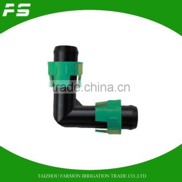 DN16 Drip Tape Elbow Connector Lock Type Drip Tape Accessory