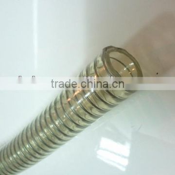 25mm 50mm 100mm Clear Steel Wire Reinforced Hose PVC Steel braided hose pipe