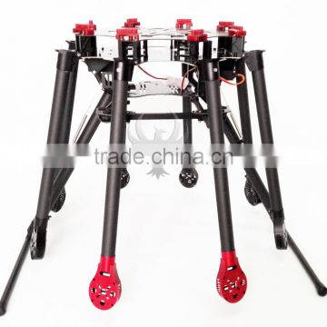 Umberella Folding 8-Axis Carbon Fiber Frame/Kit multi copter Octo copter frame with retractable landing gear