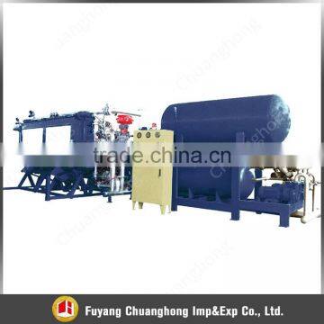 Compact low noise automatic eps foam block moulding machine