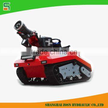 Fire control robot with water monitor