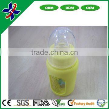 Factory price best heathy custom silicone baby bottle for feeding