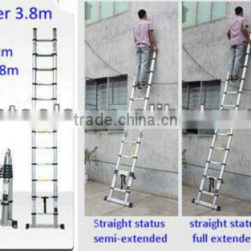 2x7 Steps 4.4m EN131 Extension Telescopic Aluminum Scaffold Ladder photo-4